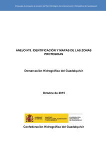 IDENTIFICACION Y MAPAS DE LAS ZONAS PROTEGIDAS