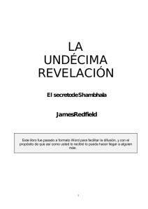 James Redfield - La Undécima Revelación