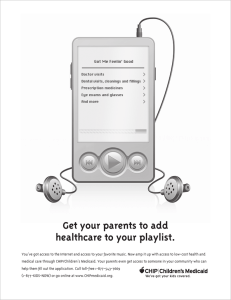 Get your parents to add healthcare to your playlist.