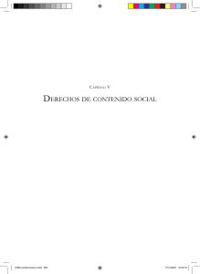 DERECHOS DE CONTENIDO SOCIAL