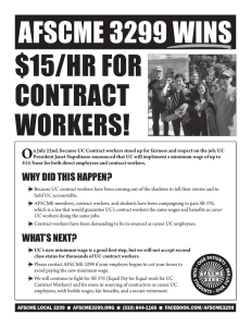 AFSCME 3299 WINS $15/HR FOR CONTRACT WORKERS!
