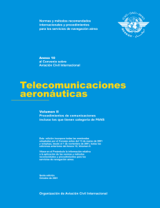 Anexo 10 Volumen II, Telecomunicaciones aeronáuticas