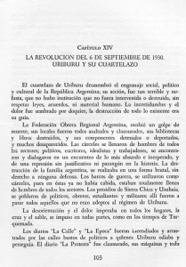 LA REVOLUCION DEL 6 DE SEPTIEMBRE DE 1930. URIBURU Y