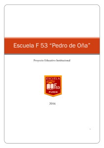 Escuela F 53 “Pedro de Oña”