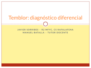 Temblor: diagnóstico diferencial