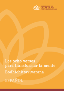 Los ocho versos para transformar la mente Bodhichittavivarana