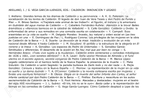 arellano, i. / g. vega garcia-luengos, eds.: calderon: innovacion y
