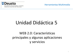 UD5_Web 2.0. Caracteristicas y herramientas