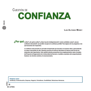 COnFIanZa - Portal de Revistas UPC