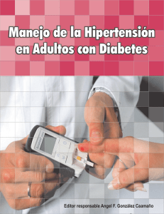 Hipertension y diabetes en adultos