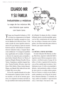 Eduardo Mir y su familia