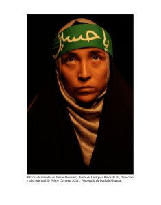 Vicky de Fuentes en Imam Hussein(Libreto de Enrique Olmos de Ita