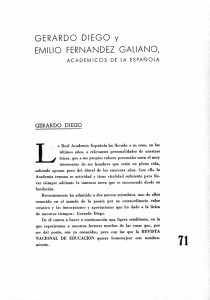 GERARDO DIEGO y EMILIO FERNANDEZ GALIANO,