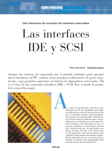 Las interfaces IDE y SCSI
