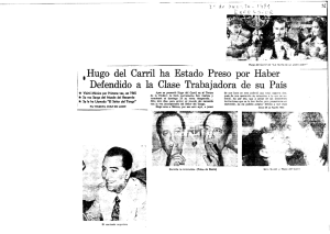 Hugo del Carril ha estado preso por haber defendido a la clase