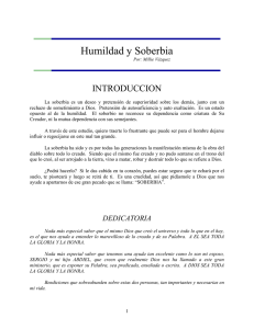 Humildad y Soberbia - Ministerio Palabra de Reconciliación