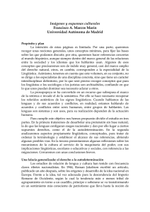 Imágenes y esquemas culturales - Universidad Autónoma de Madrid