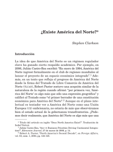 ¿Existe América del Norte? - Revista Mexicana de Política Exterior