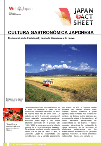 Cultura Gastronómica Japonesa