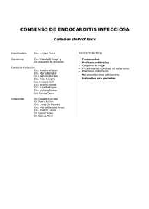 Comisión de Profilaxis de la Endocarditis Infecciosa