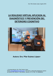 Realidad Virtual aplicada al deterioro cognitivo