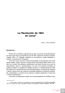 La Revolución de 1854 en Lorca - Revistas Científicas de la