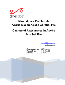 Manual para Cambio de Apariencia en Adobe Acrobat
