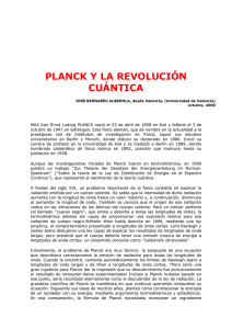 planck y la revolución cuántica