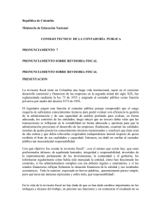 Pronunciamiento No. 7 - Centro Interamericano Jurídico Financiero