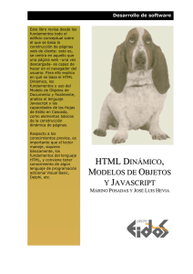 HTML Dinámico, Modelos de objetos y JavaScript
