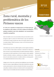 Zona rural, montaña y problemática de los Pirineos