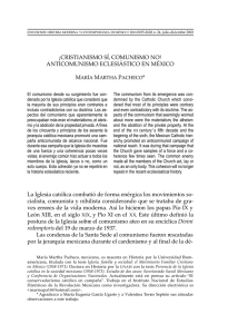 Anticomunismo eclesiástico en México - E-journal