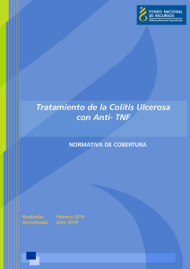 Colitis Ulcerosa - Fondo Nacional de Recursos