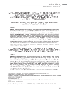 Implementation of a telediagnostic system for tuberculosis and