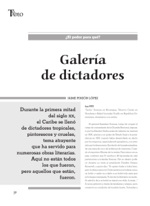 Galería de dictadores - Universidad de Bogotá Jorge Tadeo Lozano