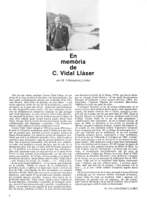 En memòria de C. Vidal Llàser