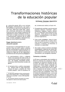 Transformaciones Históricas de la Educación Popular (2)