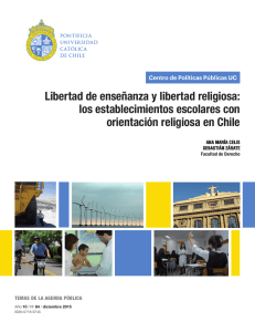 los establecimientos escolares con orientación religiosa en Chile