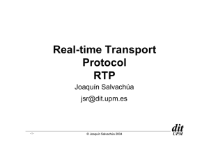 dit Real-time Transport Protocol RTP