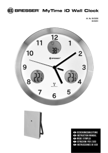 MyTime iO Wall Clock