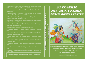 23 d`abril dia del llibre - Ayuntamiento de Mutxamel