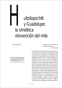 Huitzilopochtli y Guadalupe: la simétrica