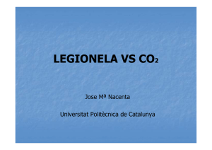 legionela vs co2 - CRESCA - Universitat Politècnica de Catalunya