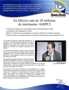 En México más de 20 millones de internautas: AMIPCI