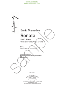 Sonata - Editorial de Música Boileau