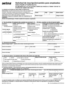 California HMO Employee Enrollment Form