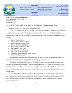 City of St. Cloud officials, staff host Student Government Day