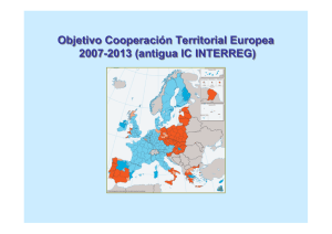 interreg iv, objetivo de cooperación territorial europea