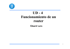 UD4 - Funcionamiento Router