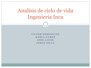 Analisis de ciclo de vida Ingenieria Inca